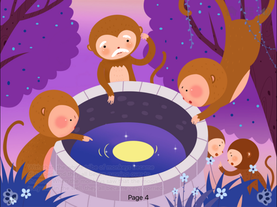 Screenshot #6 pour The Monkeys Who Tried to Catch the Moon -iBigToy