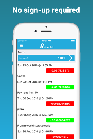 ArcBit - Bitcoin Wallet screenshot 2