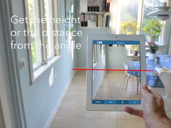 SeeLevel - visual clinometer iPad app afbeelding 5