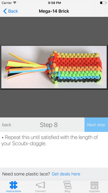 Scoubi-doggle: Boondoggle, Scoubidou, Gimp, Lace