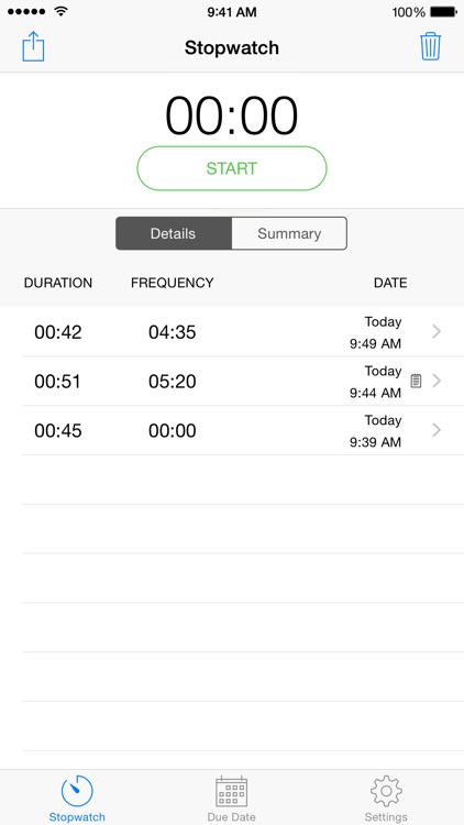 Labor Mate - contraction timer