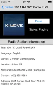us radio live (united states of america usa) iphone screenshot 2