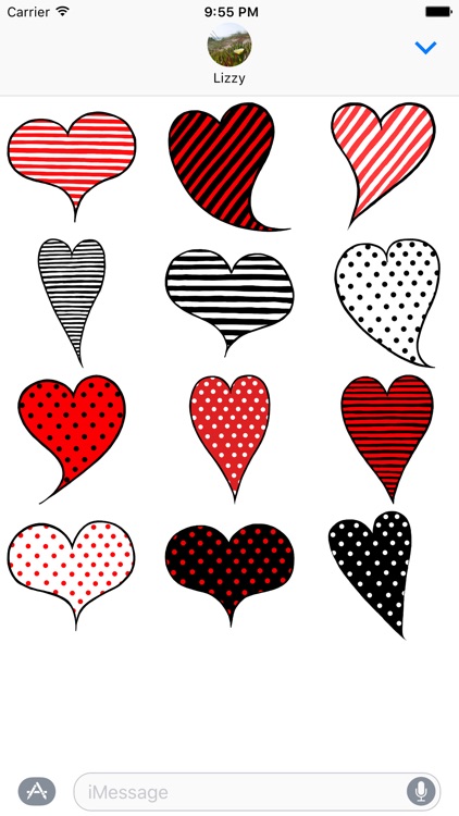 Hearts - Hand Drawn Stickers