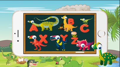 Screenshot #2 pour Abc dinosaur alphabet retracement flashcards pour