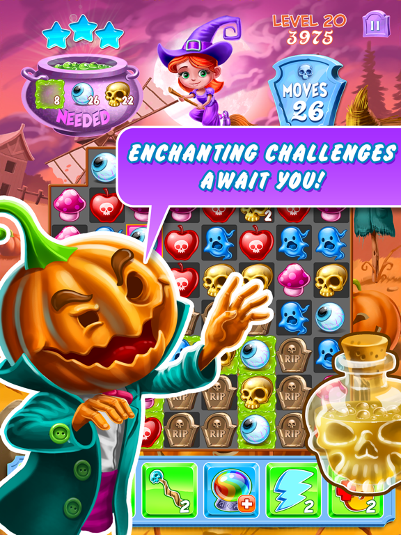 Screenshot #5 pour Creepy Crawly Kingdom - A Wicked Match 3 Puzzle