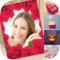 Collection of photo frames for Halloween, Christmas, love cards and children