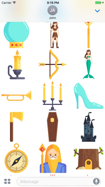 Princess Fairy Tale Stickers - Be Our Guest