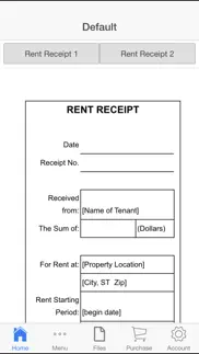 rent receipt iphone screenshot 2