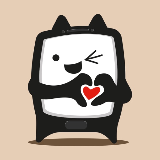 Square Cat Stickers for iMessage Conversations icon