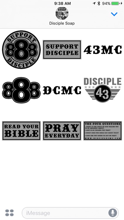 DCMC iMessage Stickers