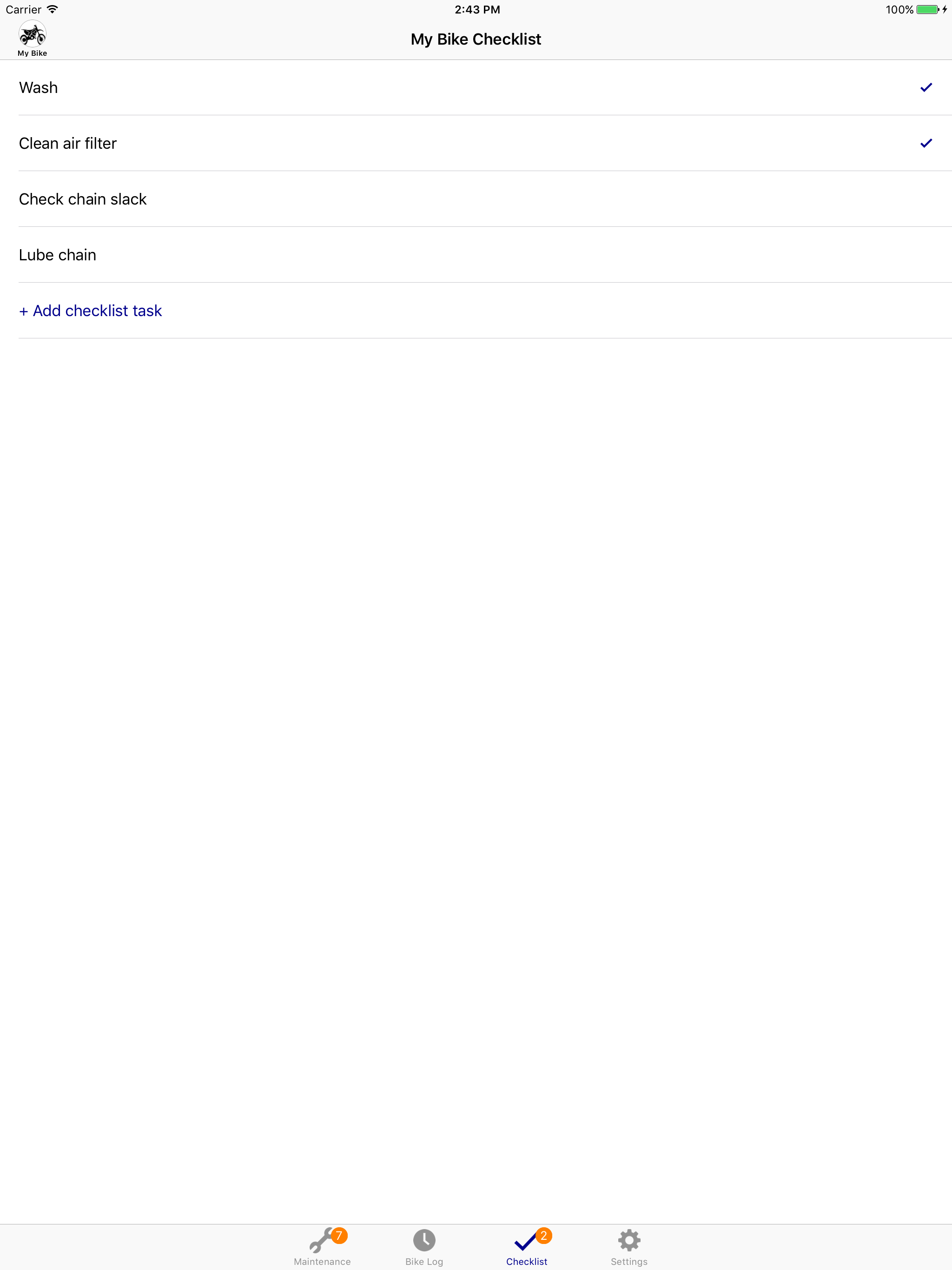 Braap: Dirt Bike Maintenance Tracker
