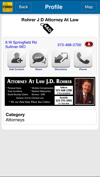 Fidelity Missouri Yellow Pages screenshot-3