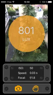 lux light meter iphone screenshot 1
