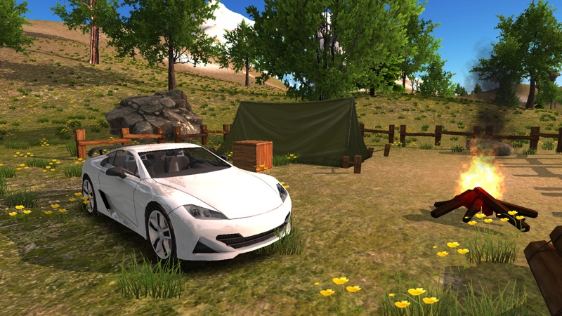 Offroad 4x4 car driving Mountain screenshot 5