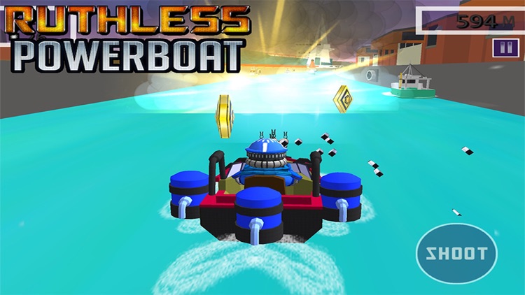 Ruthless Power Boat - 3D Shooting & Racing Game