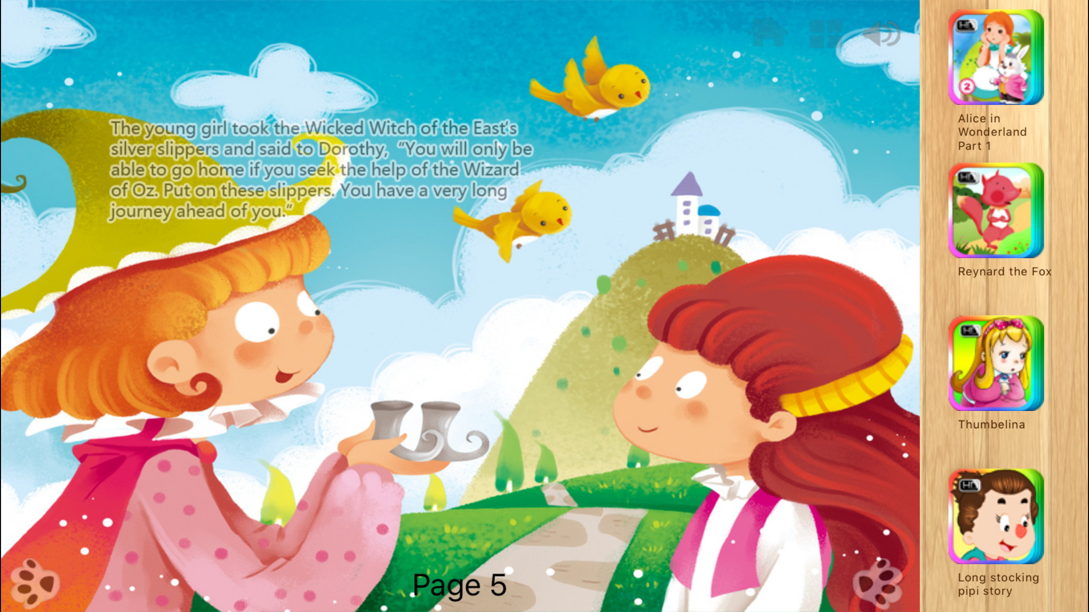 The Wizard of Oz - Bedtime Fairy Tale Book iBigtoy