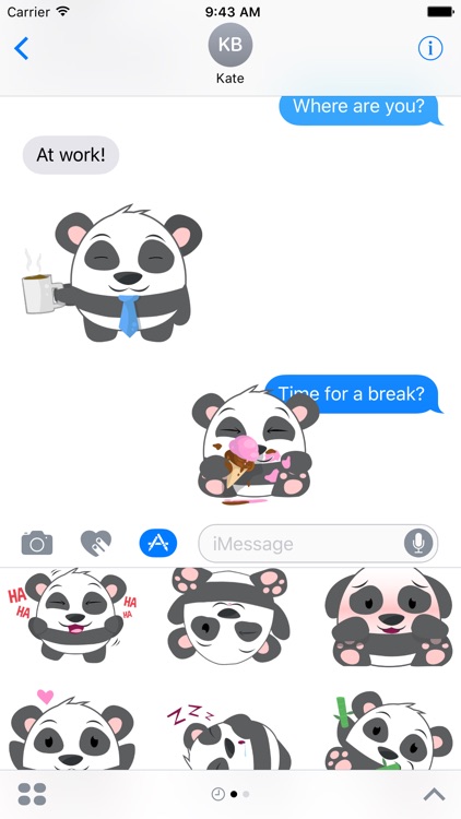 Oh Panda! Stickers
