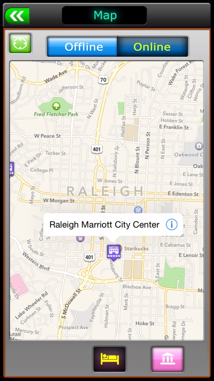 Releigh Offline Map City Guide