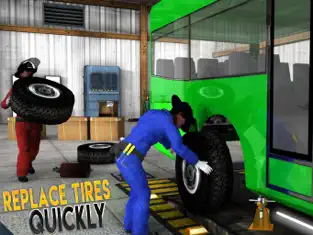 Screenshot 4 Autobús Mecánico Simulador 3D Carro Garaje Taller iphone
