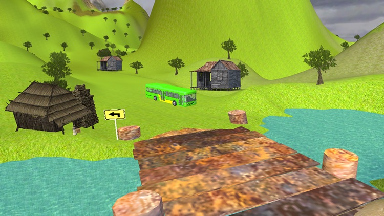 Rural Bus Drive Farm Village Driver Simulator screenshot-3