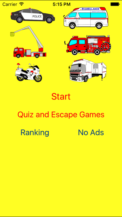 Screenshot #3 pour Which is the same Emergency Vehicle (Fire Truck, Ambulance ,Police Car)?