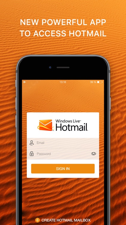 Email App for Hotmail, Outlook and Live Mail