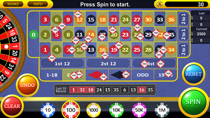 Screenshot #1 pour Roulette Casino TV