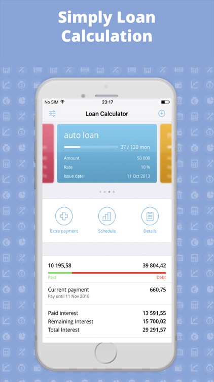 Loan Calculator with extra payments