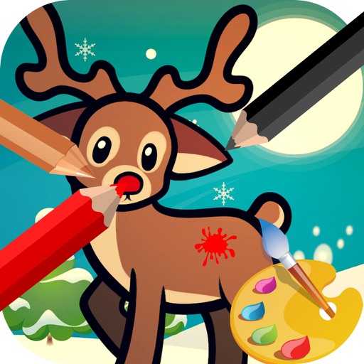 Merry Christmas Colour Book icon