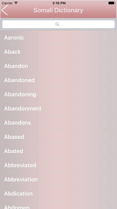 How to cancel & delete Somali Dictionary Offline from iphone & ipad 3