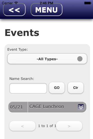 CAGE Mobile App screenshot 3