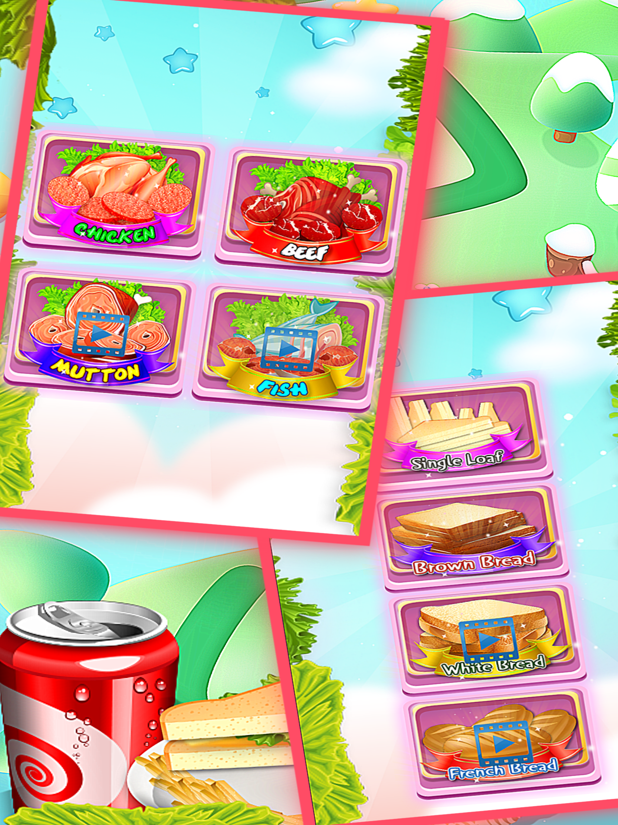 Sandwich Maker Chef Crazy Game screenshot 7
