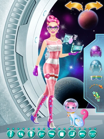 Space Girl Salon - Makeup and Dress Up Kids Game screenshot 4