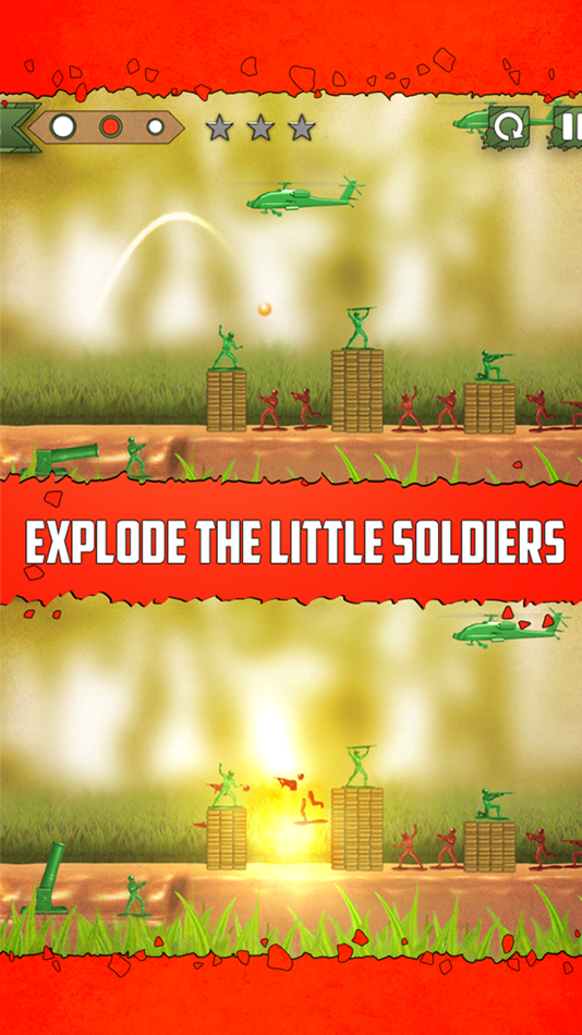 #1. Toy Wars: Story of Heroes- Army Games for Children (iOS) By: Mother Gaia Studio
