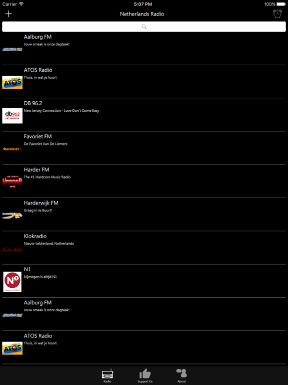 Dutch Radio - Nederlandse Radio iPad screenshot 1 - Entertainment app