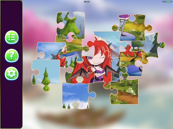 Anime Jigsaw Puzzle 4Th Grade Learning Games Free iPad screenshot