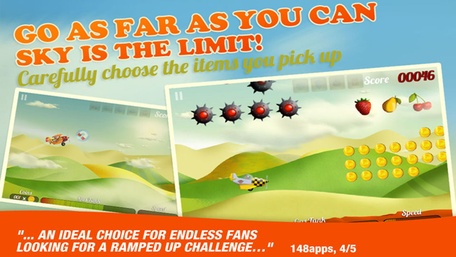 ‎Tiny Plane Infinite Sky Racing Screenshot