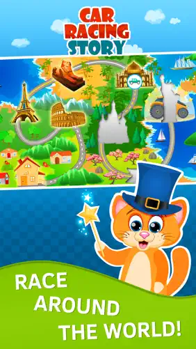 Toddler Racing Car Game for Kids. Premium screenshot 4