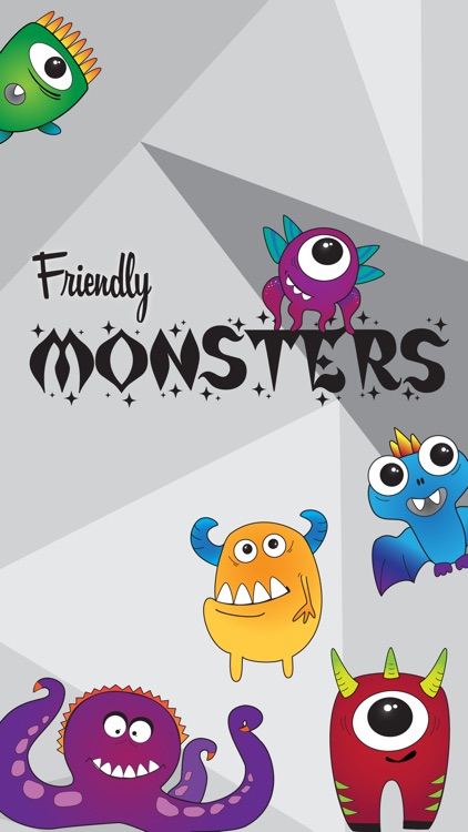 Friendly Monsters Sticker Pack