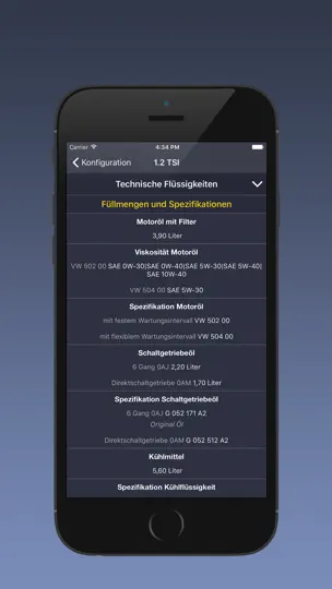 Screenshot von VAG Service - Audi, Porsche, Seat, Skoda, VW. auf dem iPhone 5