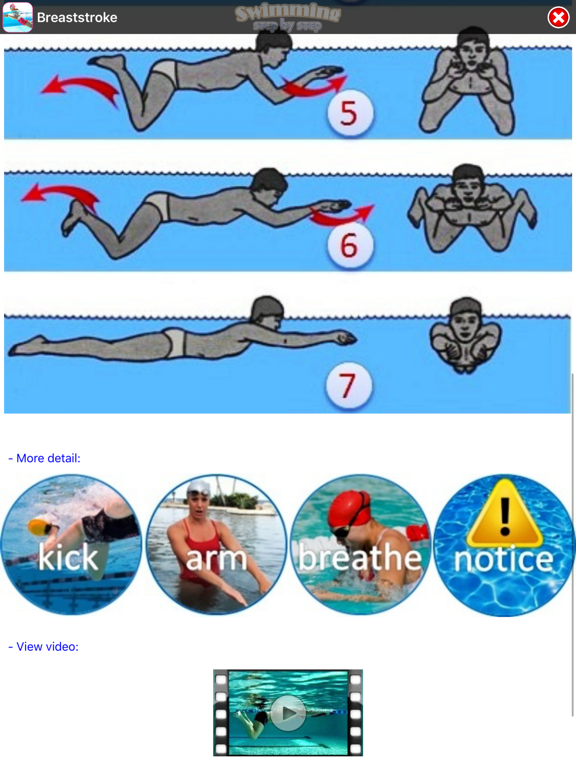 Screenshot #5 pour Swimming Step by Step