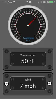 fahrenheit thermometer free iphone screenshot 1