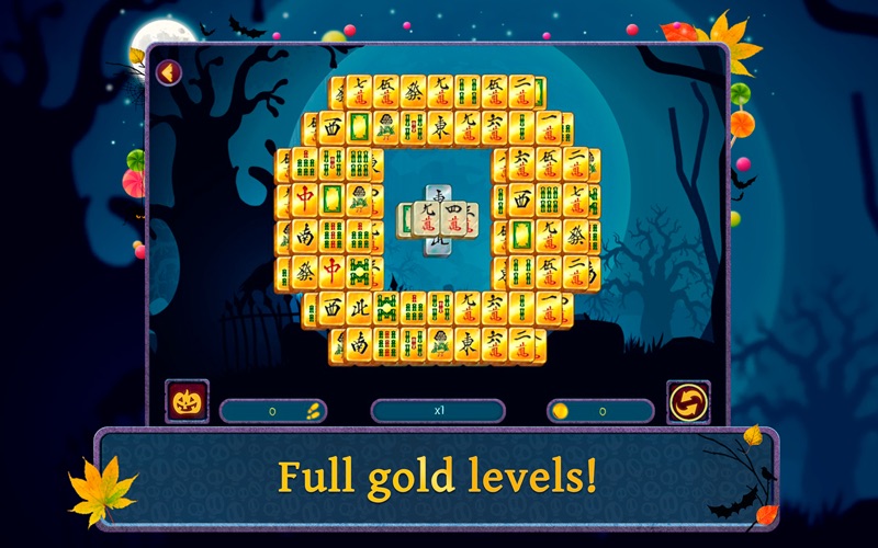 Screenshot #5 for Halloween Night 2 Mahjong Free