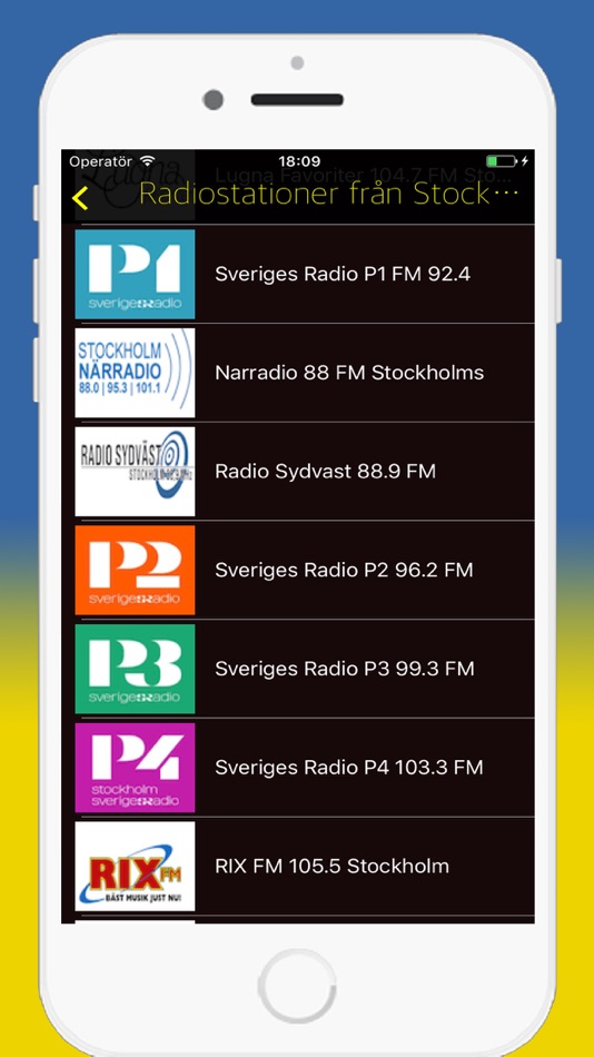 Radio Sweden FM AM - Live Radios Stations Swedish - 1.2.0 - (iOS)