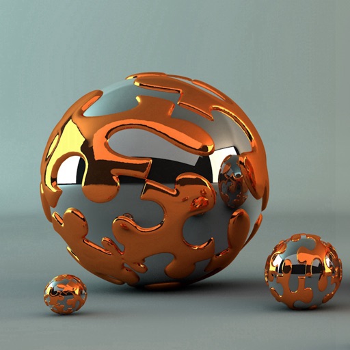 3D Abstract Ball Wallpapers HD: Quotes and Art icon