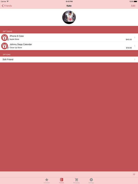 Screenshot #6 pour Gift Idea Lite - Wish List