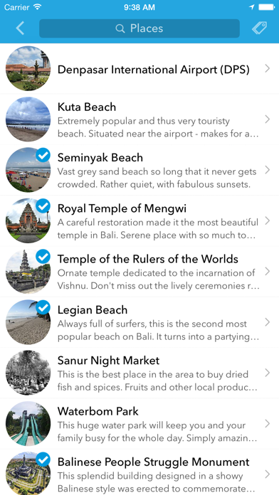 Screenshot #3 pour Bali - Carte hors ligne et guide de la ville