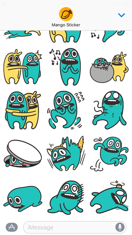 Silly Days with Wooeng - Mango Sticker