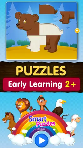 Game screenshot Kids Animal games-SmartPuzzles mod apk