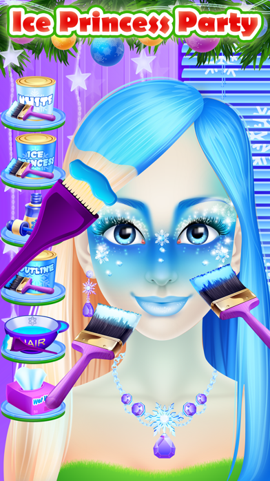 Screenshot #2 pour Christmas Face Paint Party - Kids Salon Games